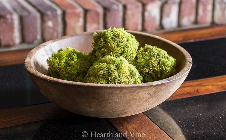 moss balls in bowl