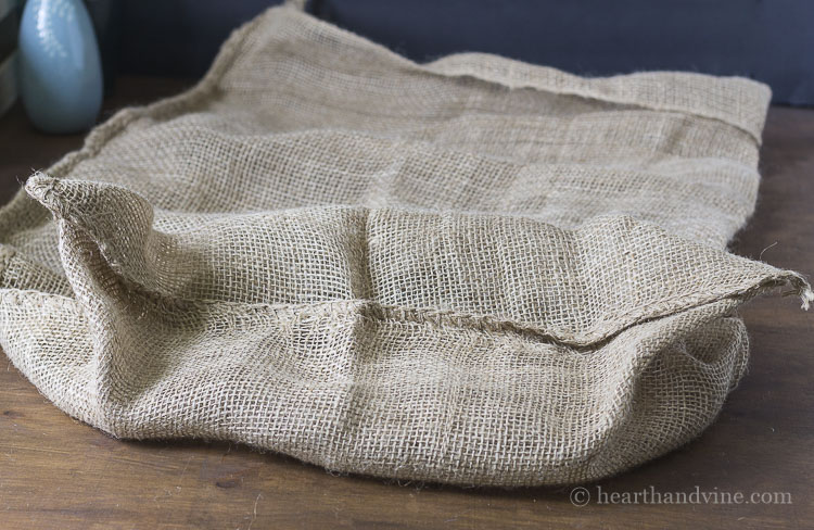 How to Transform a Free Burlap Sack Into a Planter - Zero-Waste Chef