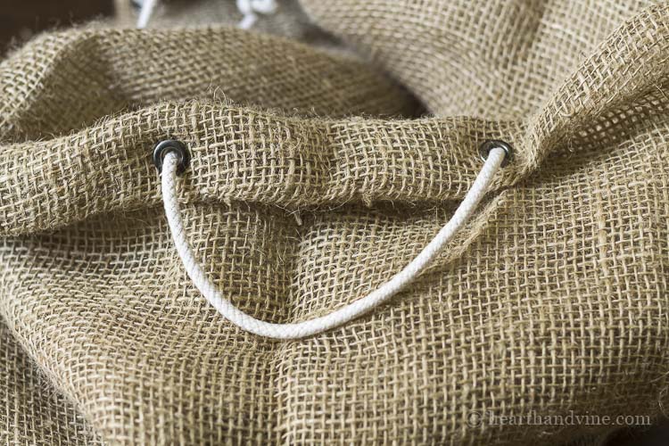 How to Transform a Free Burlap Sack Into a Planter - Zero-Waste Chef