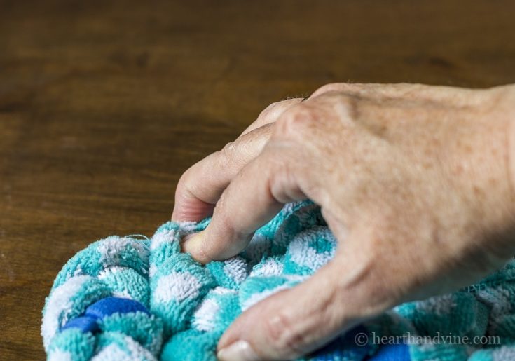 How to Make a Braided Beach Towel Rug Hearth and Vine