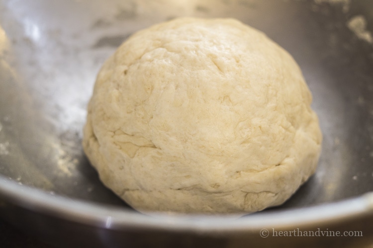 Dough ball to make homemade flour tortillas