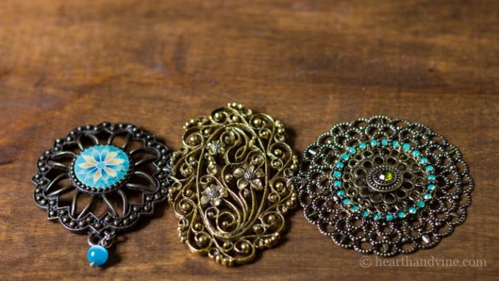 Make Your Own Statement Necklace from Vintage Jewelry