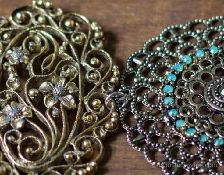 Make Your Own Statement Necklace from Vintage Jewelry