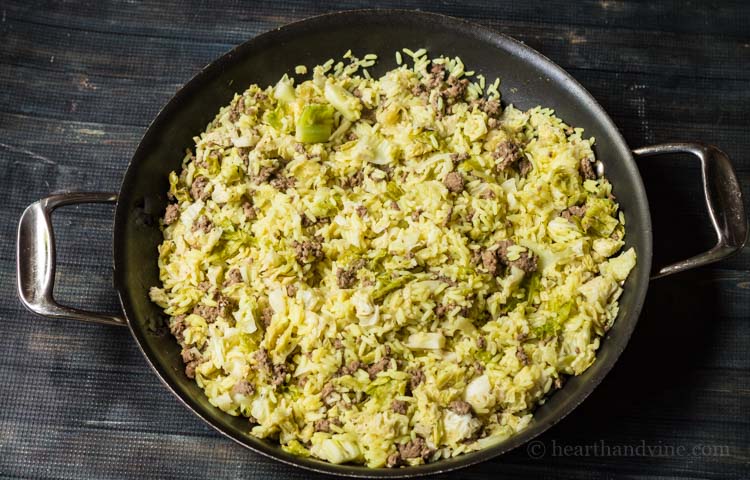 Lebanese stuffed cabbage casserole recipe.