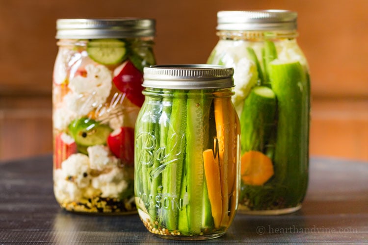 All American Artisan Pickle Basket with some LOCAL Pickles