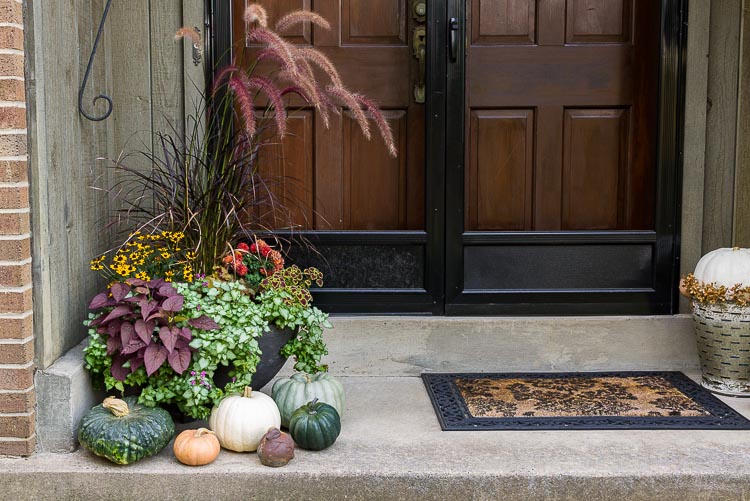 Fall home tour - front porch