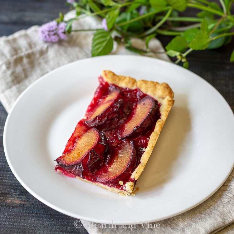Plum Slab Pie - Northern Ginger - Pies and Crumbles