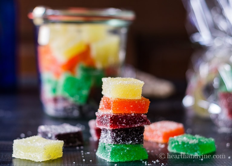 sugar gelatin candy