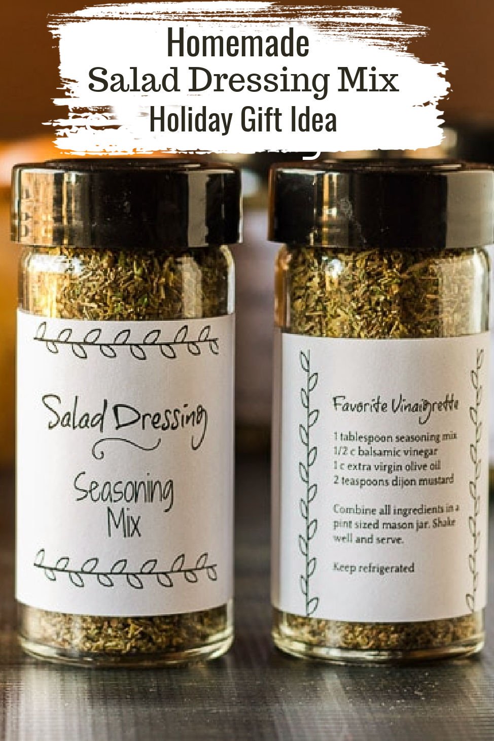Homemade Salad Dressing Mix Recipe Great for Holiday Gifts