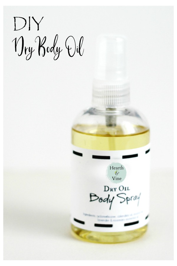 DIY Dry Oil Body Spray Great for Dealing With Dry Winter Skin