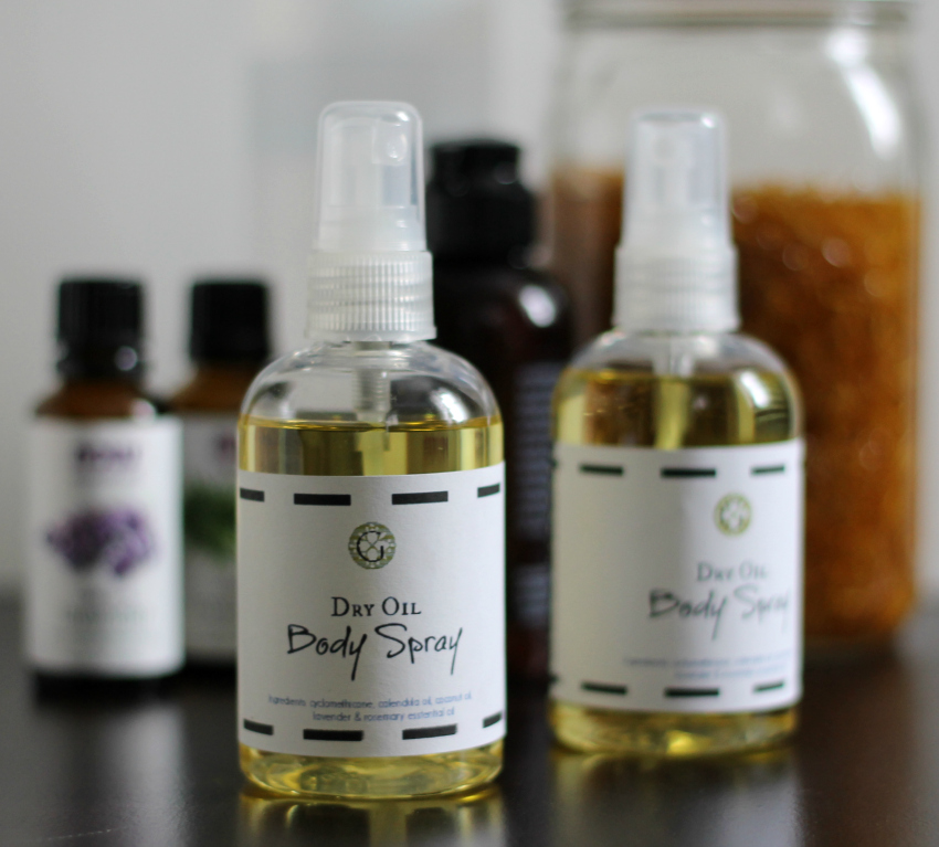 DIY Dry Oil Body Spray: Great for Dealing With Dry Winter Skin - Hearth and Vine