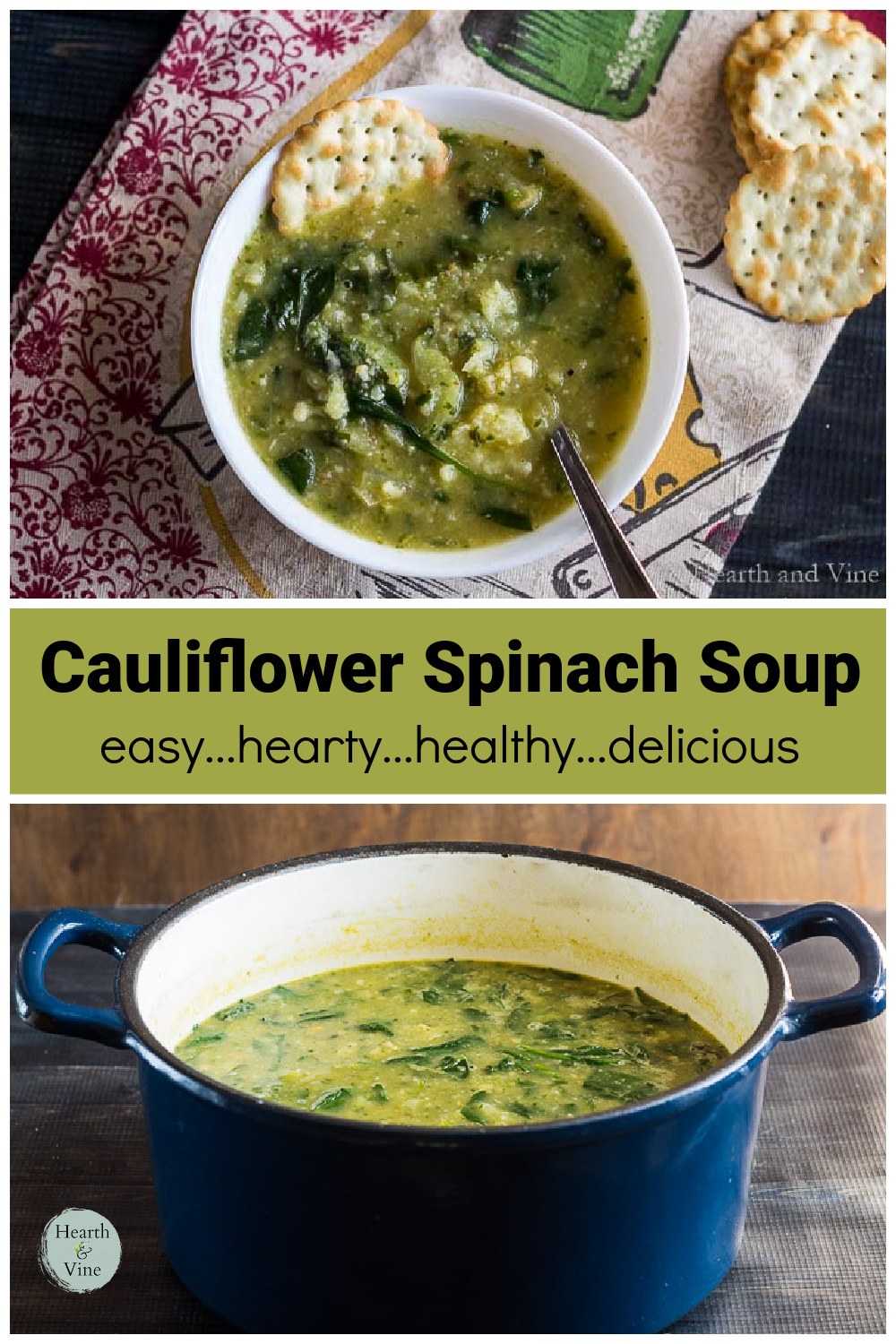 Roasted Garlic and Cauliflower Soup Hearth and Vine