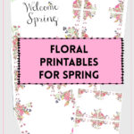 Collage of spring floral prints.