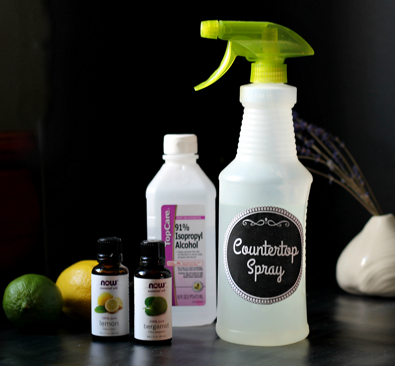 Homemade countertop spray