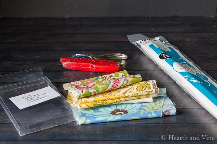 DIY luggage tags supplies