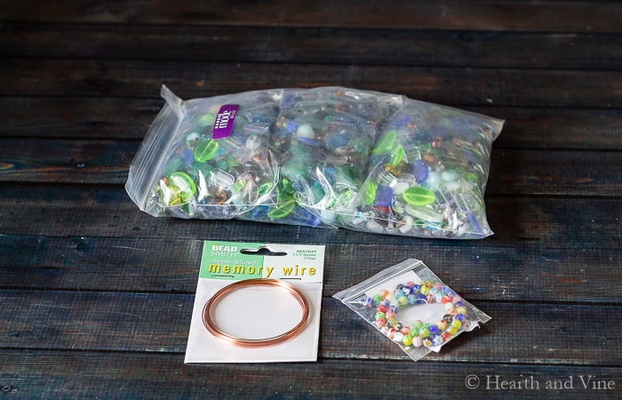 Supplies for beaded ornaments