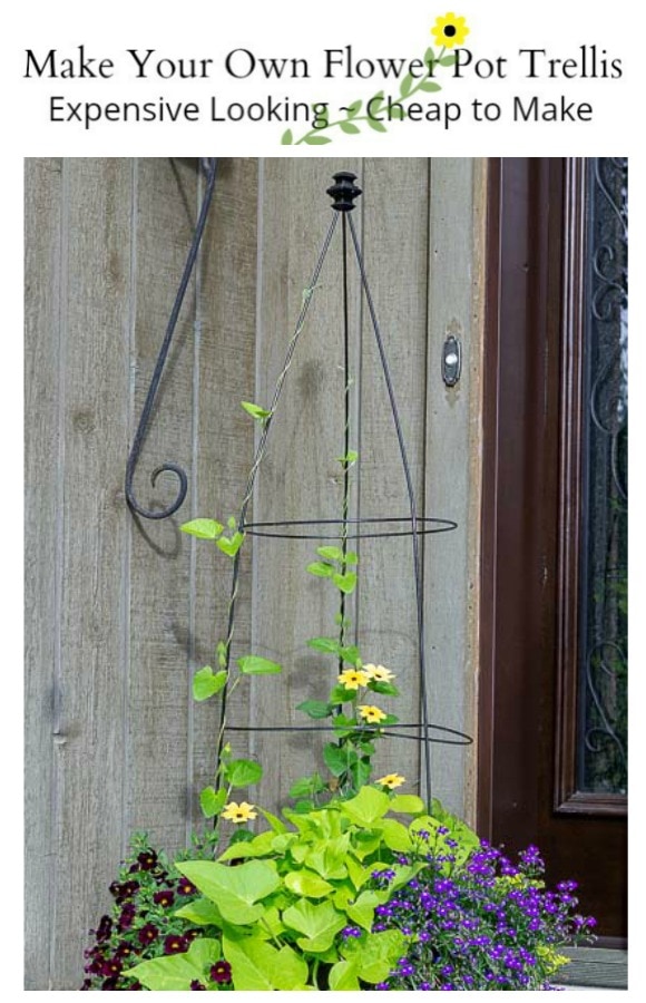 Flower Pot Trellis Easy and Cheap To Make, Looks Expensive Hearth and Vine