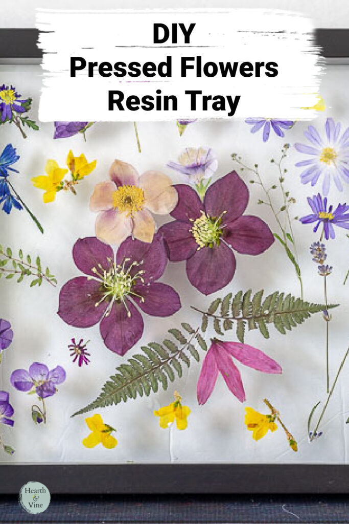 Pressed Flower Resin Tray Craft Hearth and Vine