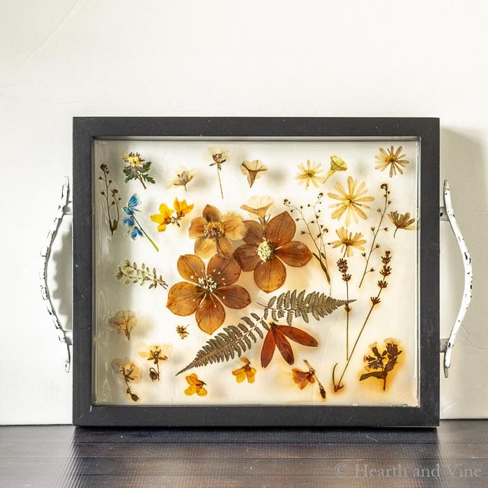 Pressed Flower Resin Tray Makes A Beautiful And Unique Gift Hearth And Vine