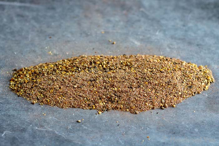 Ground up spices