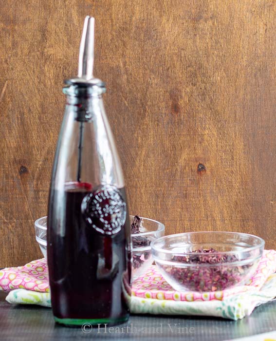 hibiscus simple syrup