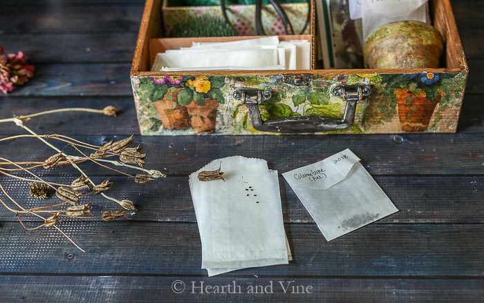 DIY Seed Packet Storage Box - FineGardening