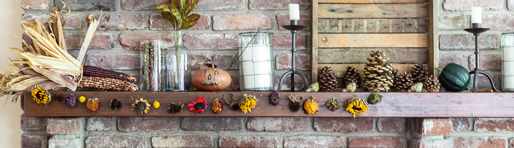 Half dried flower garland