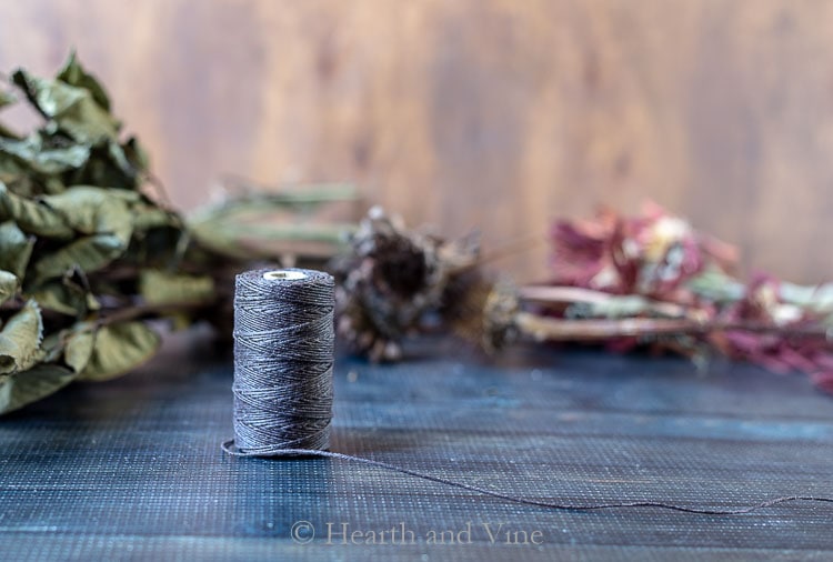 Waxed twine