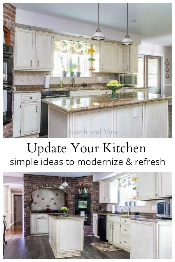 Ways to update your kitchen with two views.