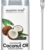 Majestic Pure Fractionated Coconut Oil, For Aromatherapy Relaxing Massage, Carrier Oil for Diluting Essential Oils, Hair & Skin Care Benefits, Moisturizer & Softener - 16 fl Oz.