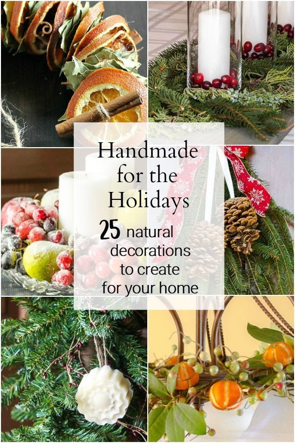 Handmade for the holidays collage