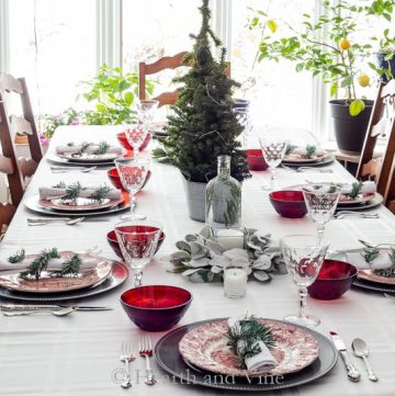 Christmas table decorations and ideas