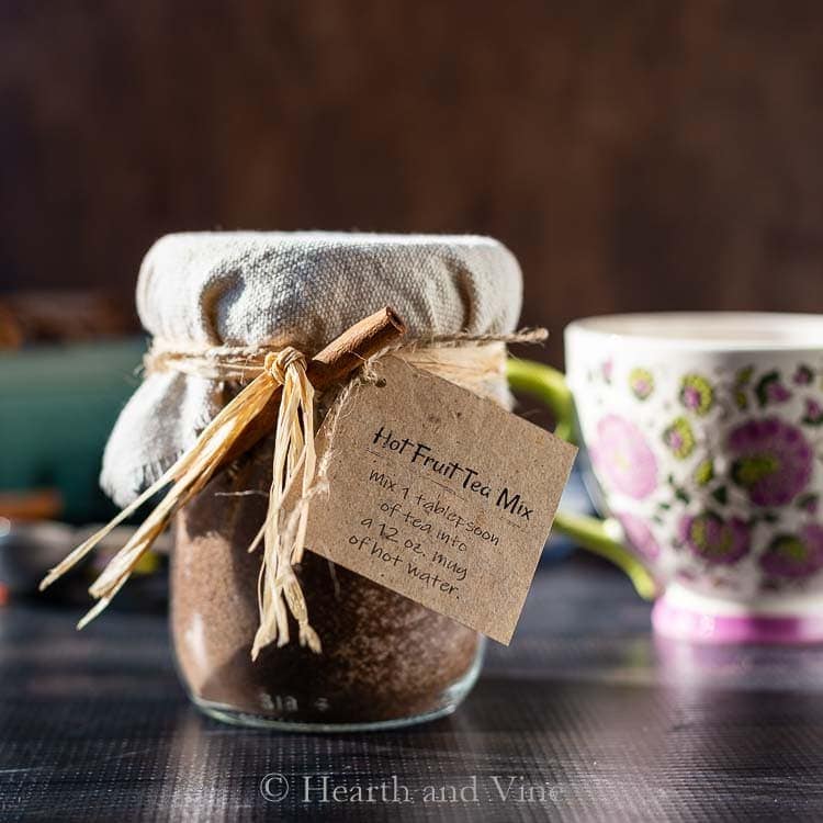 Hot Fruit Tea Mix To Make And Gift Hearth And Vine