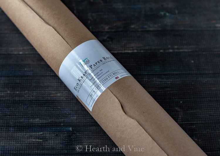 Lightweight roll of kraft paper