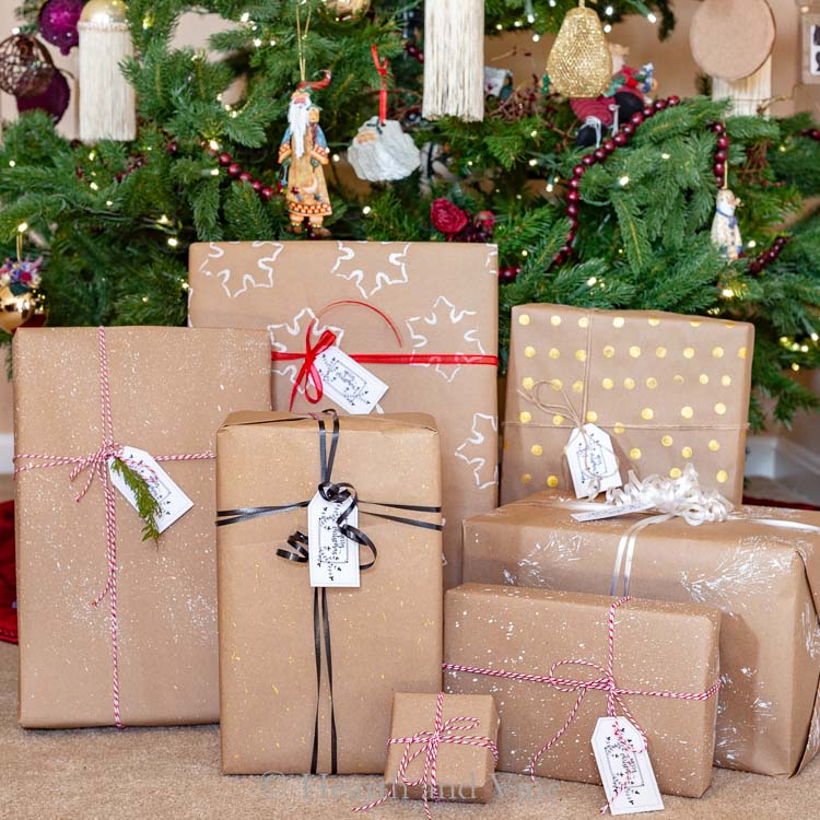 DIY wrapping paper ideas