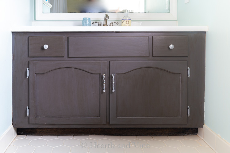 Bathroom Vanity Top Makeover