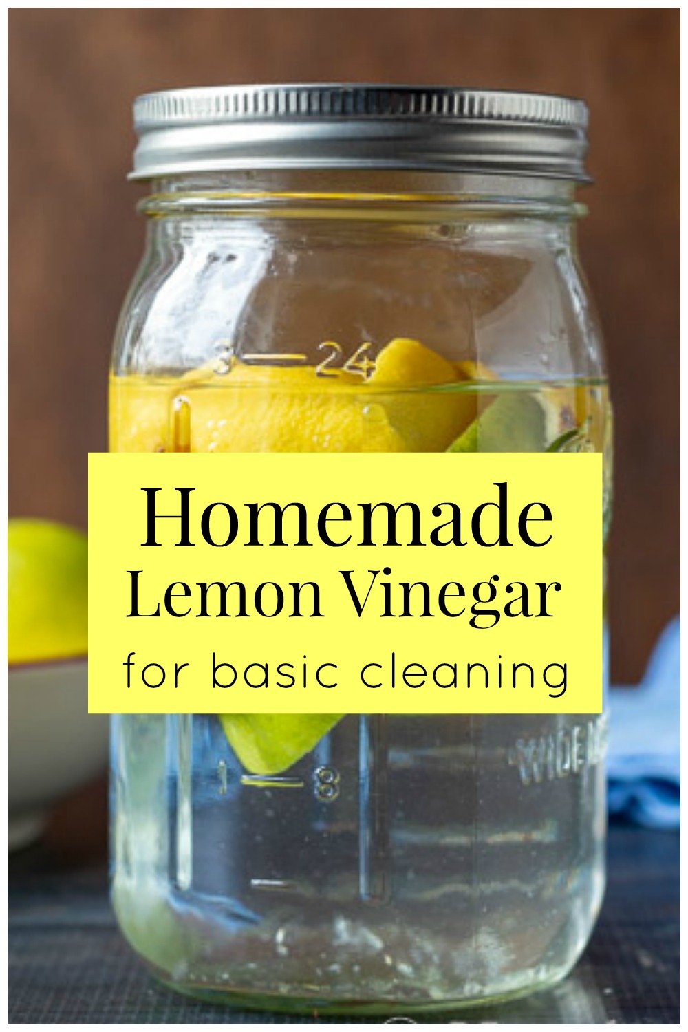 How to Make Homemade Lemon Vinegar for Cleaning Hearth and Vine