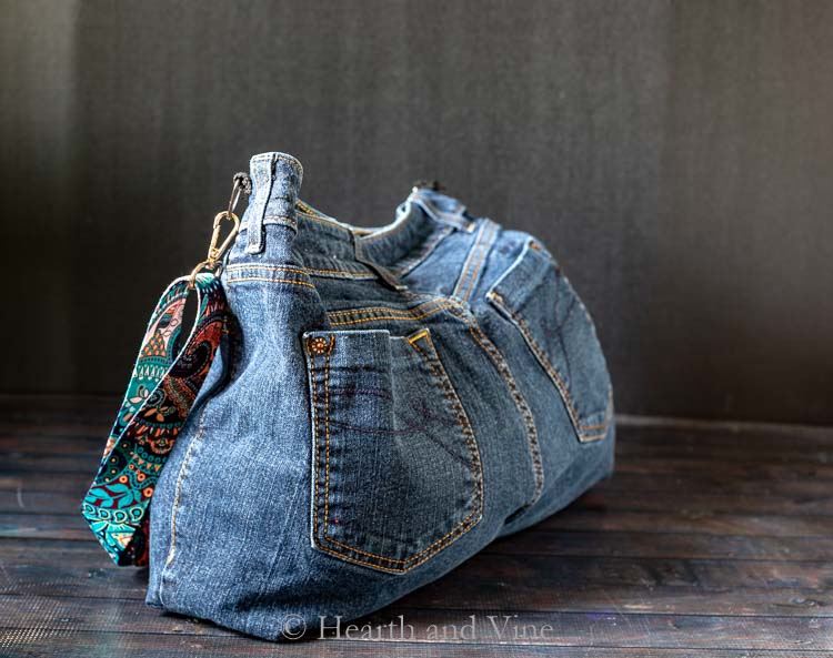 Mich L. in L.A.: No-Sew Mini Blue Jean Purse