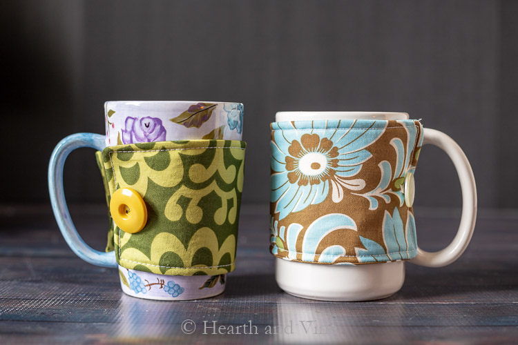 Sew a Coffee Cup Sleeve - The Birch Cottage