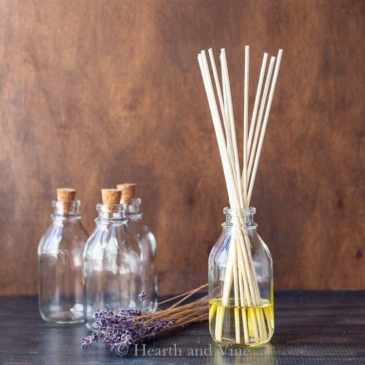 A Dark Small Bottle To Make My Diy Reed Diffuser   DIY Reed Diffuser Bottle 