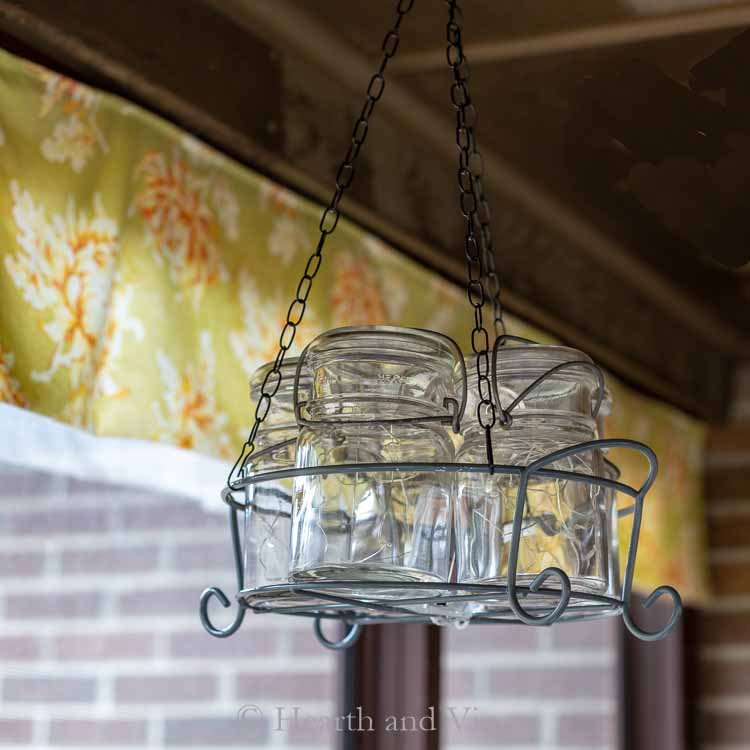 Diy Mason Jar Chandelier From Thrift Store Finds