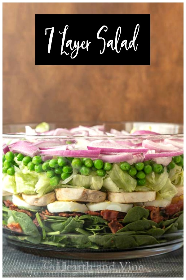 Seven layer salad