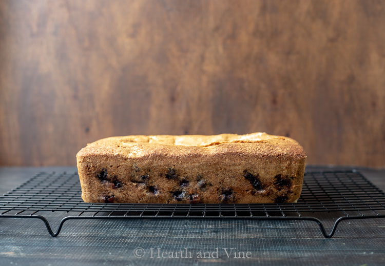 Blueberry Muffin Cake from side