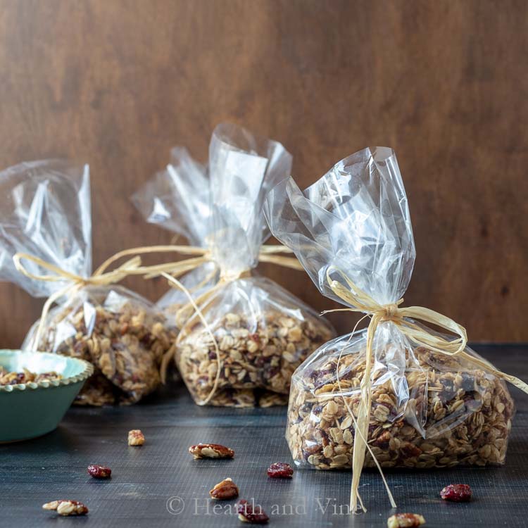 Bags of granola