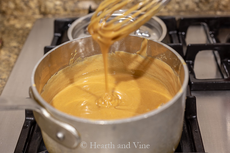 Peanut butter sauce