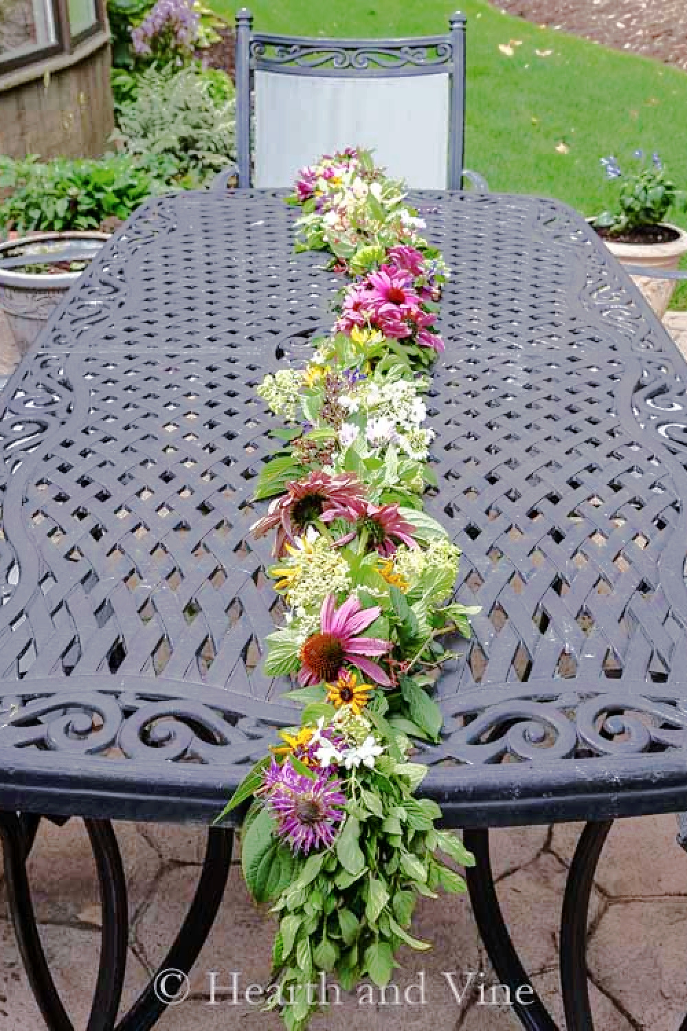 How to Make a Fresh Flower Garland Hearth and Vine