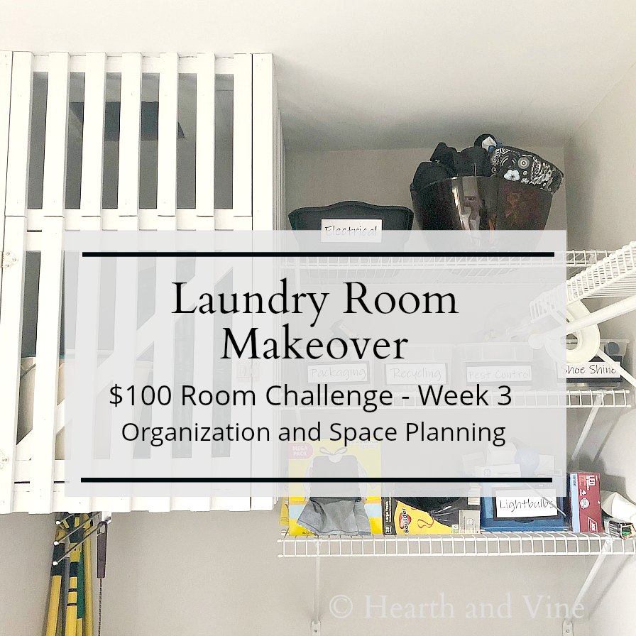 Laundry Room Storage Upgrade Part Two: Organization Tour - Organized-ish