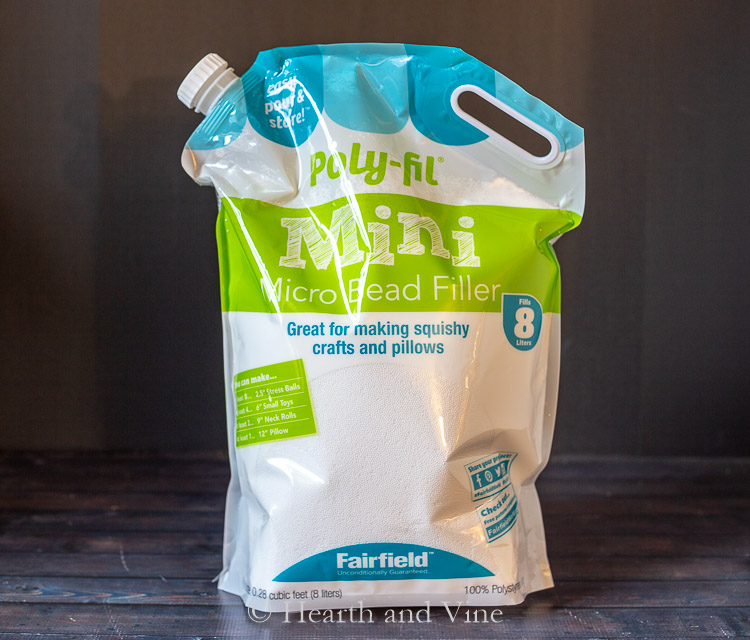 Bag of mini micro bead filler