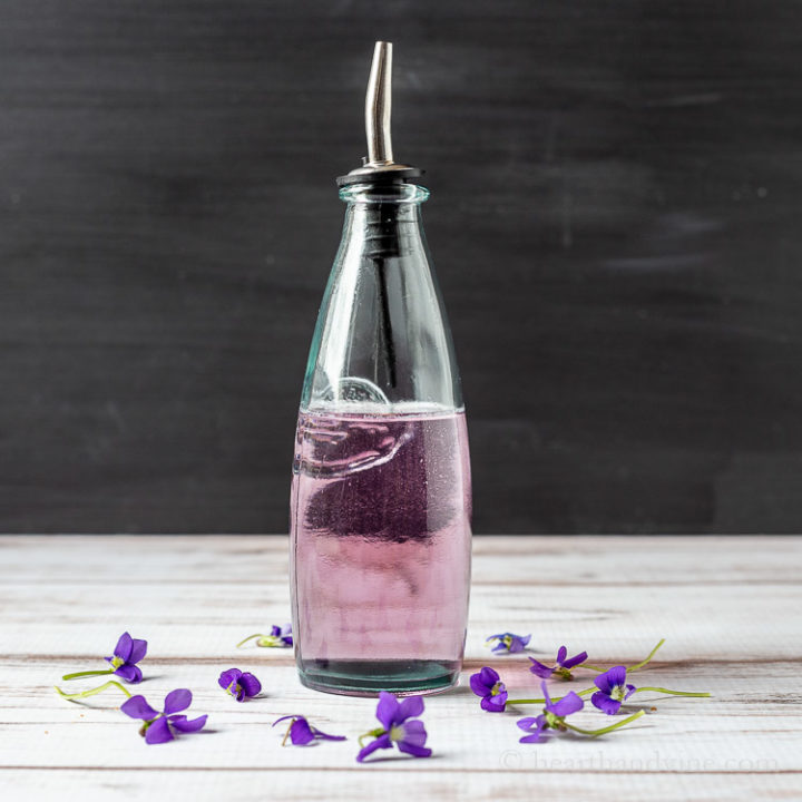 Homemade Wild Violet Syrup Recipe | Hearth and Vine