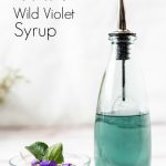 Blue green wild violet syrup
